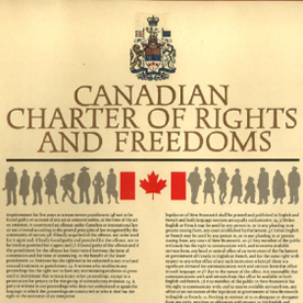 Canadian Charter of Rights and Freedoms